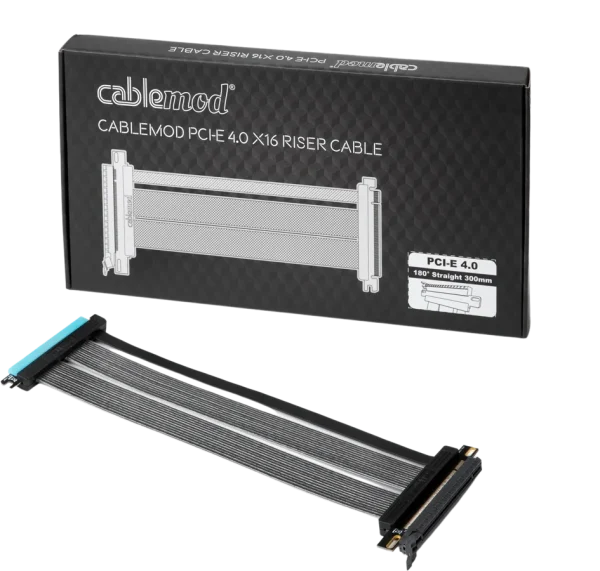 Cablemod Vertical Riser Cable – 30cm, PCI-E 4.0 X16