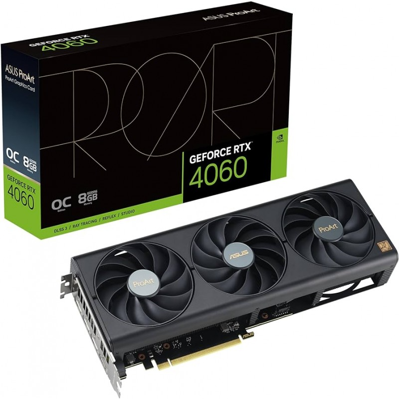 GPU ASUS ProArt GeForce RTX 4060 – 8GB GDDR6, DLSS 3, RayTracing, Reflex 1 Asus proart RTX 4060 8GB GPU ASUS ProArt GeForce RTX 4060 – 8GB GDDR6, DLSS 3, RayTracing, Reflex
