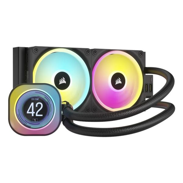 CORSAIR iCUE Link H100i LCD RGB 240mm | LGA 1700/AM5+