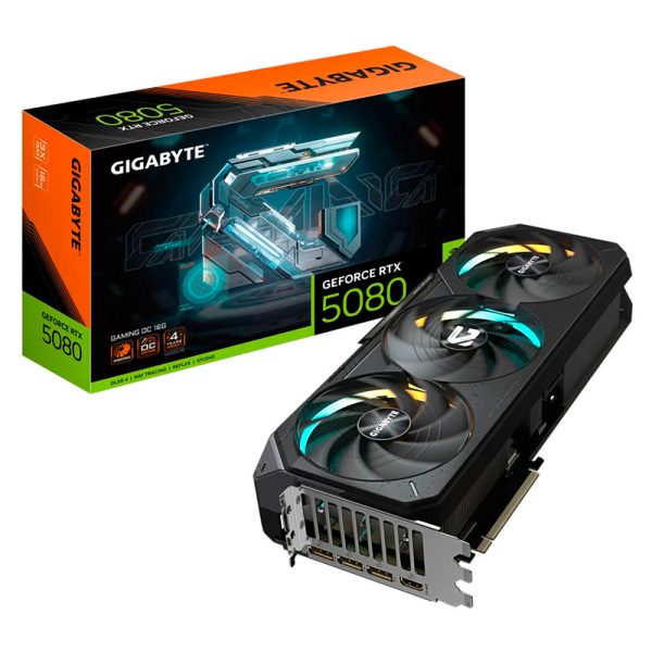 GPU Gigabyte Gaming OC GeForce RTX 5080 - 16GB GDDR7, DLSS4, RayTracing, Reflex