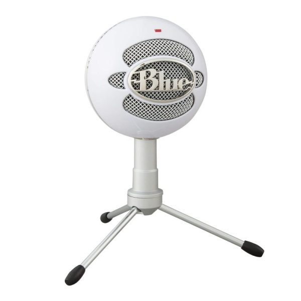 Microfono Logitech Blue SnowBall - Blanco, Omnidireccional, Streamers, Gamers