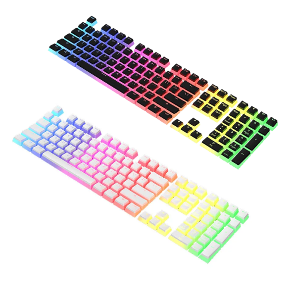 Ajazz 108 Double Shot PBT Pudding Keycaps