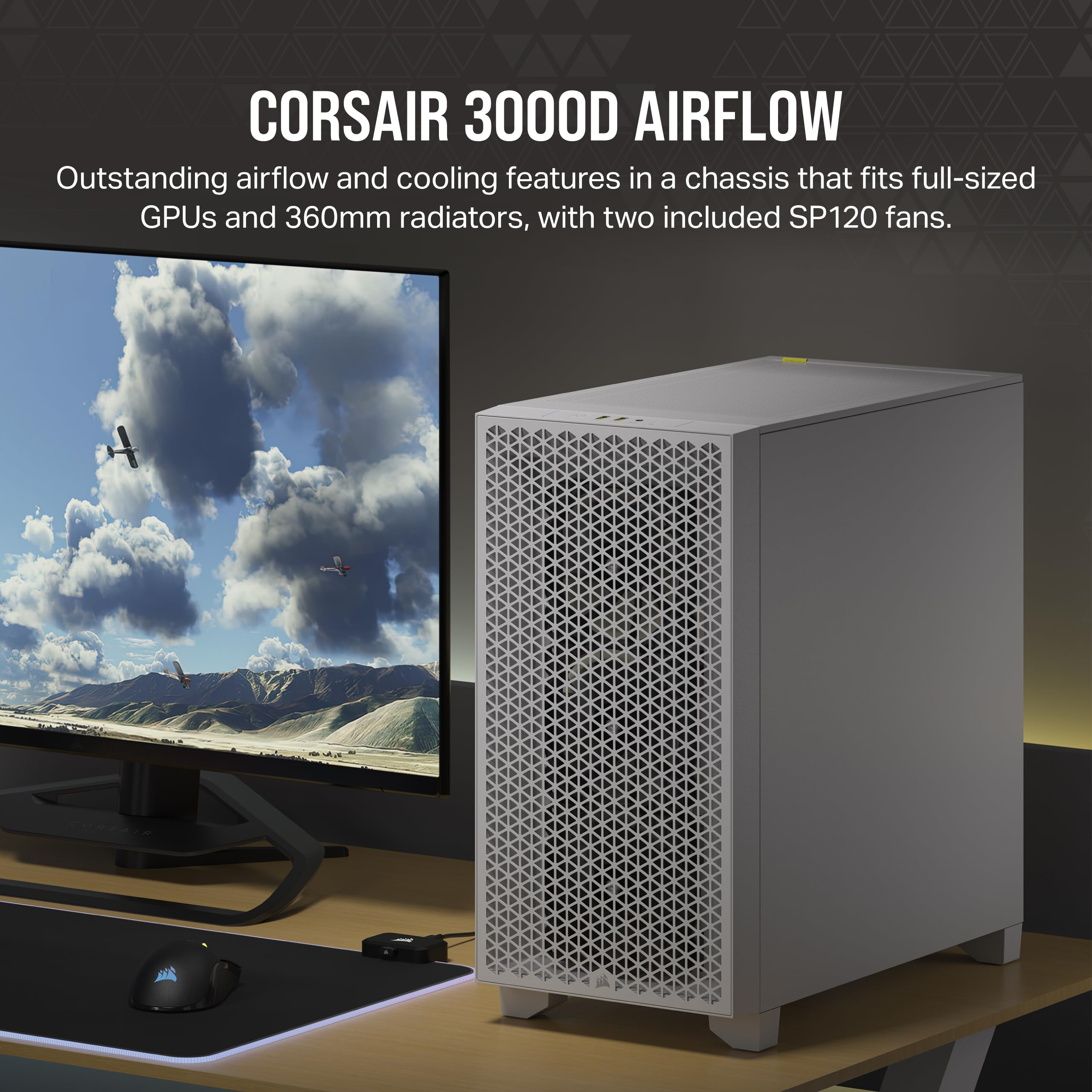 Case Corsair 3000D RGB Airflow – Case ATX 2 image 2024 05 01 101714598 Case Corsair 3000D RGB Airflow – Case ATX - Imagen 2
