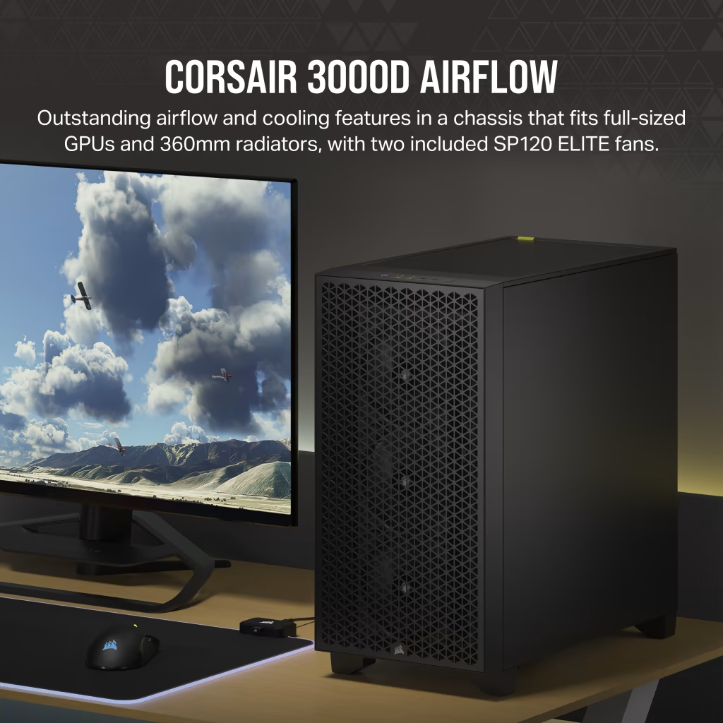 Case Corsair 3000D RGB Airflow – Case ATX 3 image 2024 05 01 101719737 Case Corsair 3000D RGB Airflow – Case ATX - Imagen 3