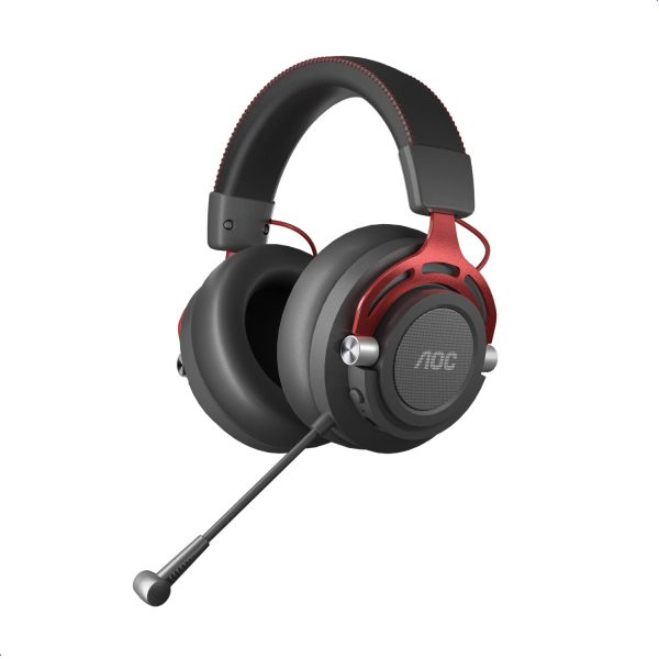 Headset AOC GH401 – Wireless, USB 2.4GHz, Compatible con PC, PS5, NS, Xbox