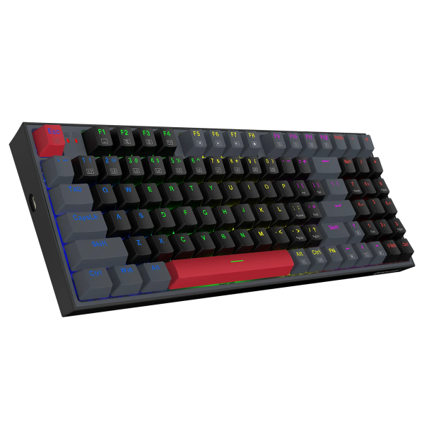 Teclado Mecanico Redragon Kitava Lite – 96%, PBT Keycaps, Hotswappable, Redragon Switches