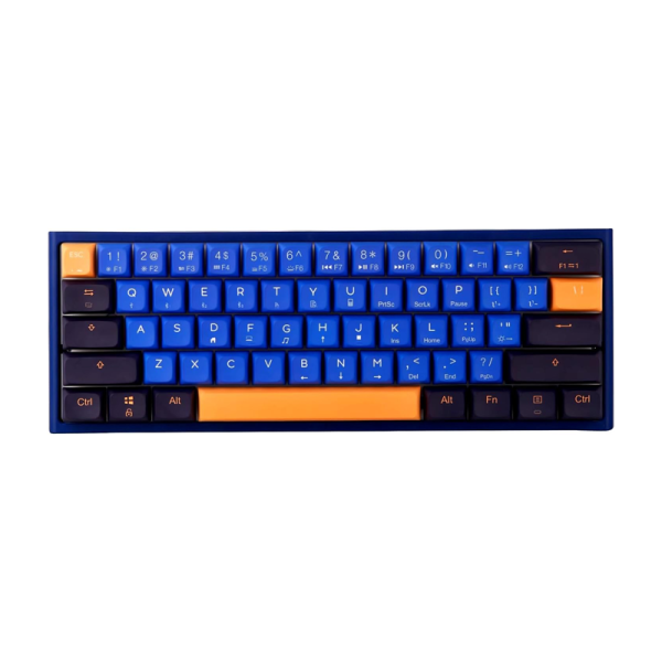 Teclado Mecanico BOYI Pro – 60%, Wireless 2.4Gz/BT, Hotswappable, Gateron Switches, RGB, PBT Keycaps