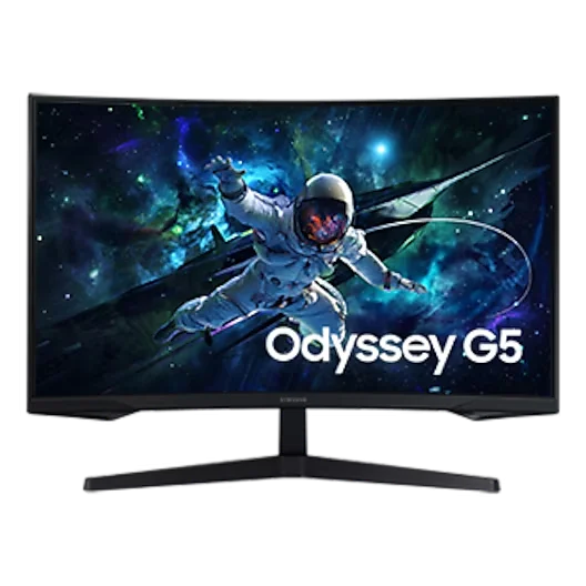 Monitor Samsung Odyssey G55C – 32″ QHD (2560 x 1440), Panel Curvo VA, 165Hz, 1MS, HDR