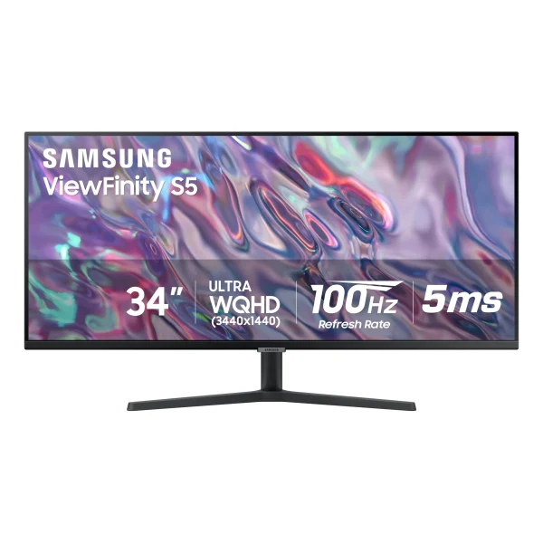 Monitor Samsung ViewFinity S5 S50GC – 34″ UWQHD (3440 x 1440), Panel VA, 100Hz, HDR
