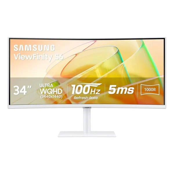Monitor Samsung ViewFinity S6 S65TC – 34″ UWQHD (3440 x 1440), Panel VA, 100Hz, HDR