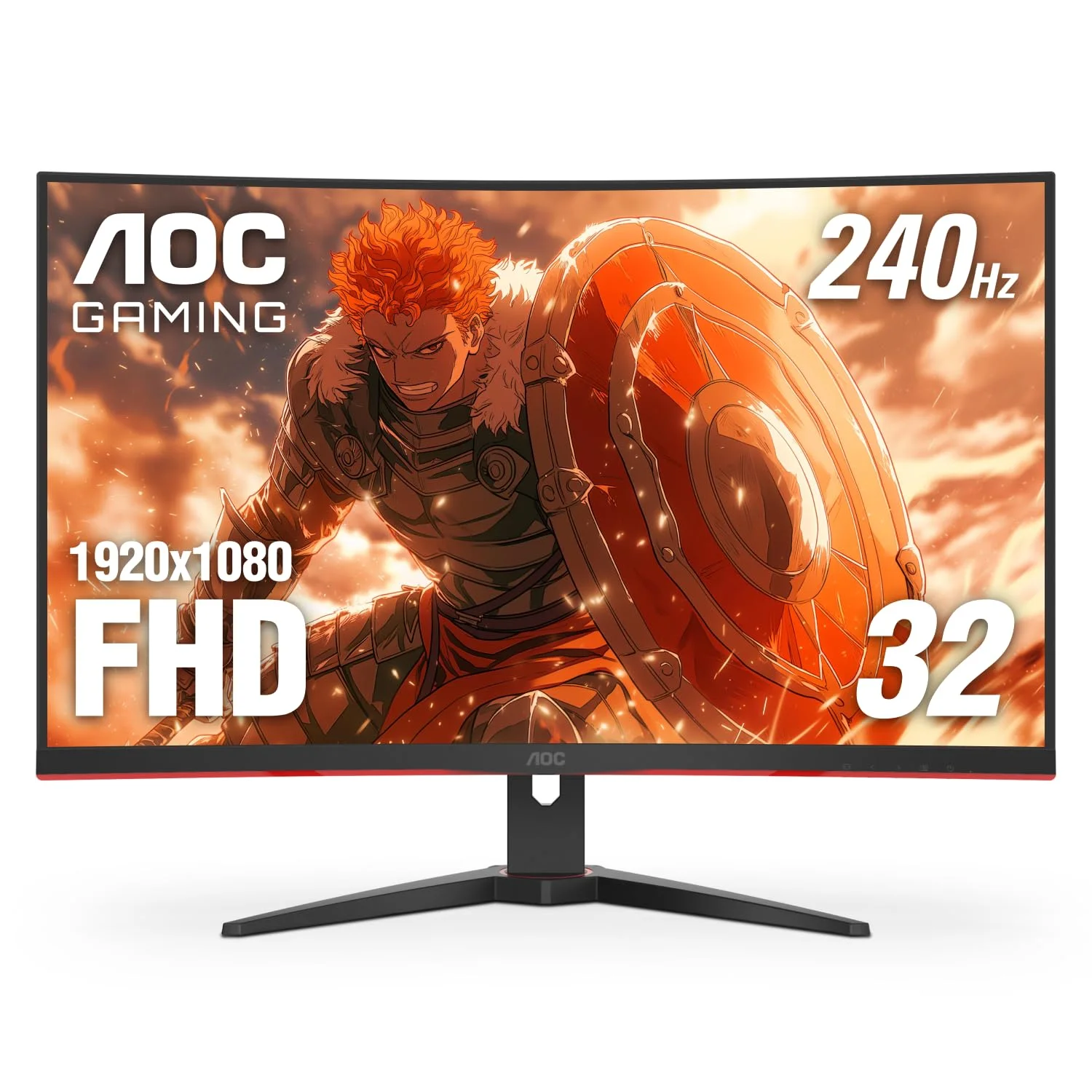 Monitor AOC Gaming C32G2ZE – 32″ FHD, 1080P, Curvo, VA, 240Hz, 1ms, AMD FreeSync Premium 1 C32G2ZE Monitor AOC Gaming C32G2ZE – 32″ FHD, 1080P, Curvo, VA, 240Hz, 1ms, AMD FreeSync Premium