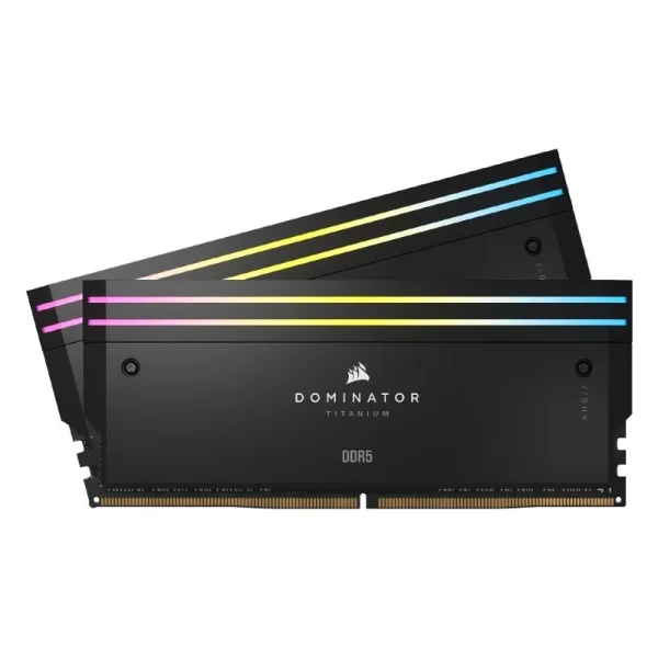 SOLO ENSAMBLE | Ram Corsair Dominator Titanium RGB | DDR5, Negra, Intel XMP Ready