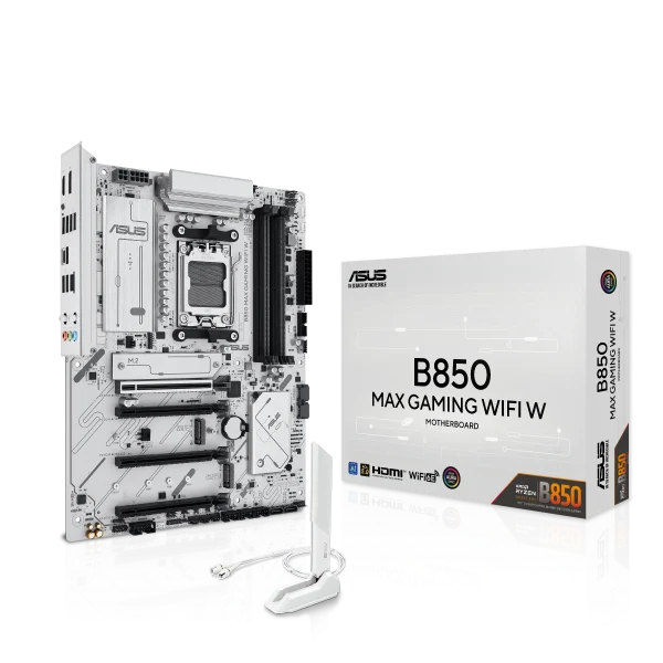 Motherboard ASUS B850 Max Gaming WiFi W – AM5, DDR5
