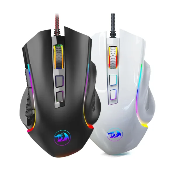 Mouse Redragon Griffin – 7.2K DPI, Sensor Optical PixArt P3212, 9 botones programables