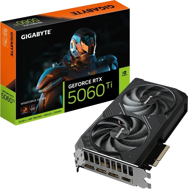 GPU Gigabyte Windforce RTX 5060 Ti - 16GB GDDR7, DLSS4, RayTracing, Reflex 2