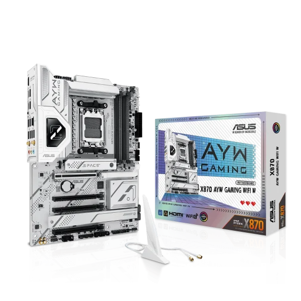 Motherboard ASUS X870 AYW Gaming WiFi W – AM5, DDR5