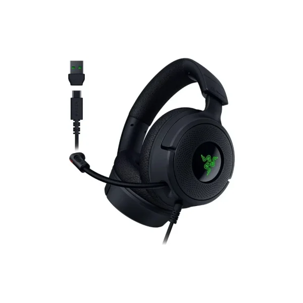 Headset Razer Kraken V4 X – USB-C/USB-A, Compatible con PC, Xbox, PS, N.Switch, Móviles
