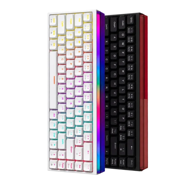Teclado Mecánico Womier WK68 Pro – 60%, Switches Pre-lubricados, Hotswappable, RGB, Win/MacOs