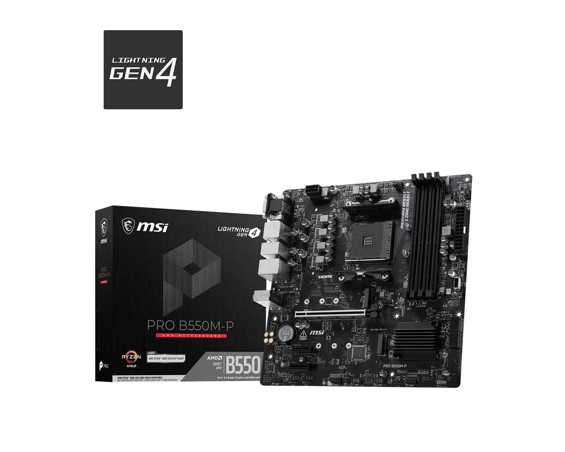 Motherboard MSI B550M-P Pro Series – AM4, DDR4 1 imagen 2026 09 09 161103981 Motherboard MSI B550M-P Pro Series – AM4, DDR4
